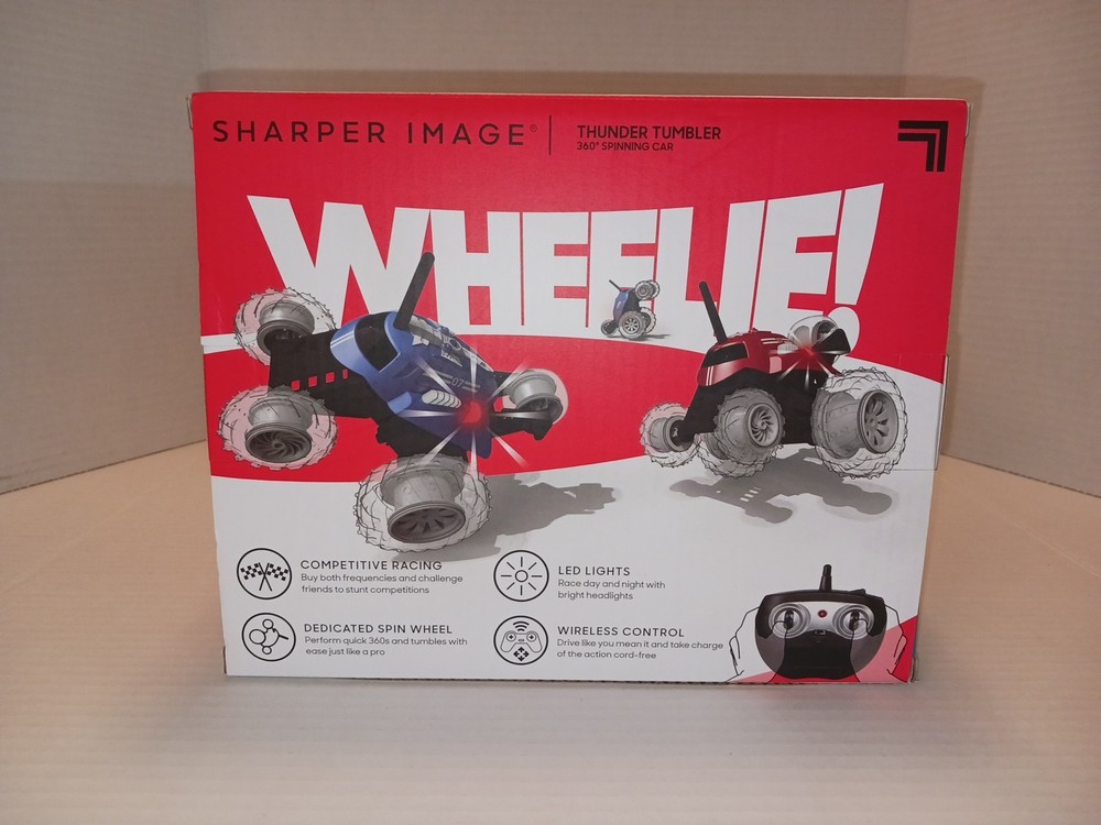 Sharper Image Thunder Tumbler Remote Control 360° Spinning Car