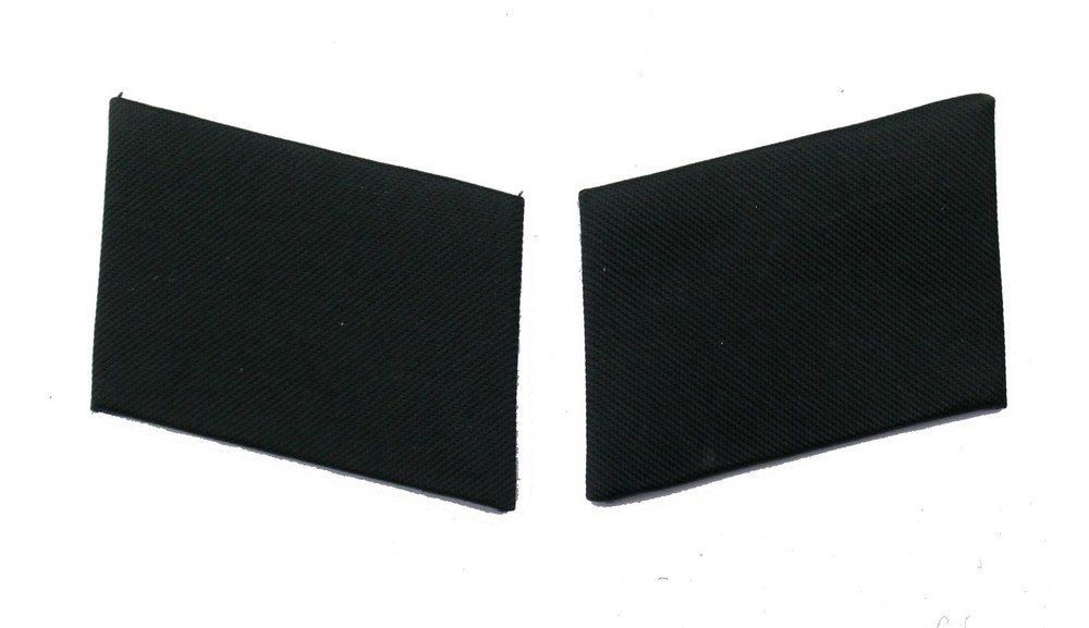 German WW2 Elite Unit Bevo Black EM Collar tabs