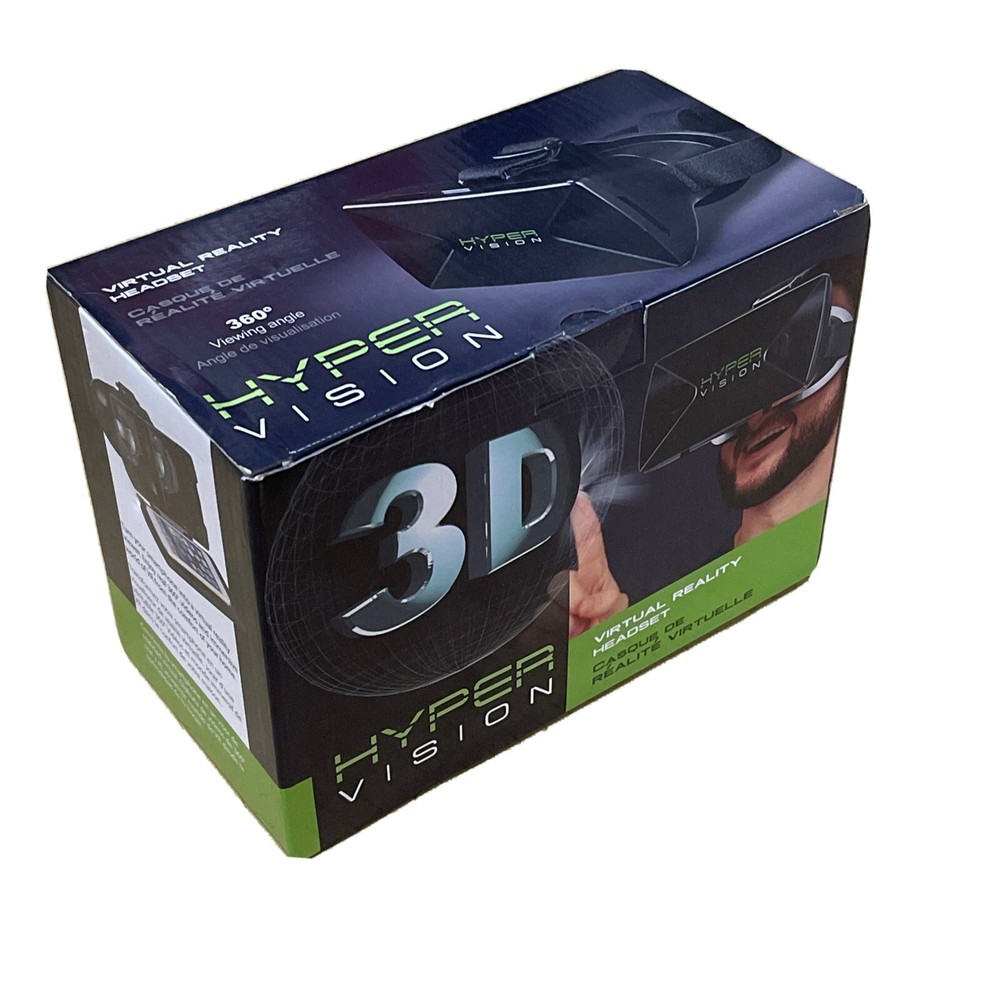 Hyper Vision 3D VR Virtual Reality Glasses for IPhone and Androids Smartphones