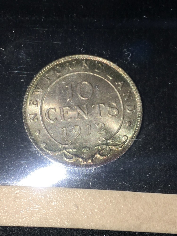 1912 ICCS Graded Newfoundland ¢10 Ten Cent, **MS-65**