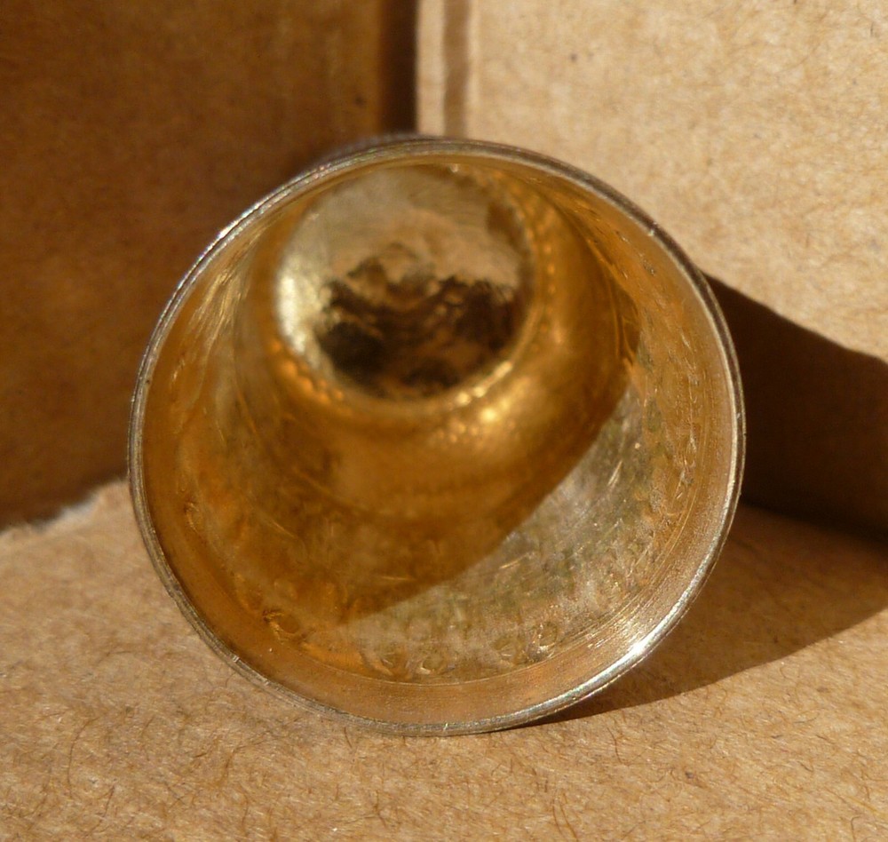Sterling Silver Thimble Vintage Germany 6