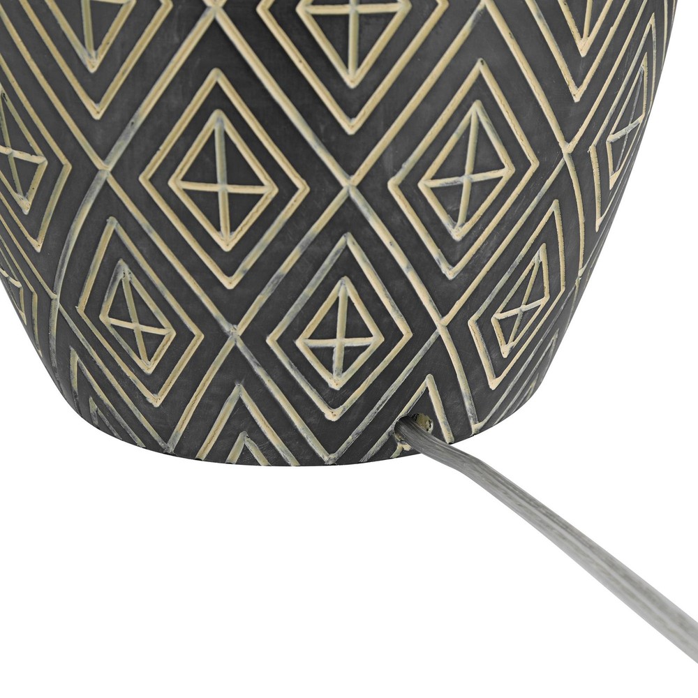 360 Lighting Benito 23 1/2" High Diamond Pattern Jar Table Lamp