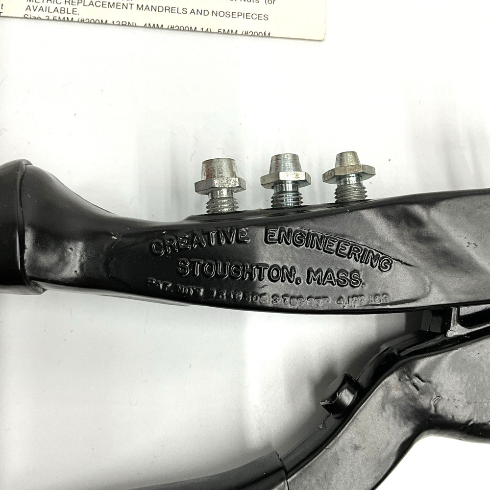 Creative Engineering The Nutter Rivet Nut Gun Tool Set w/ Extras & Case UNTESTED