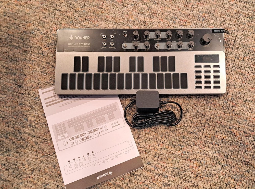 Donner B1 Analog Bass Synthesizer Sequencer Controller Beat Maker Drum Machine