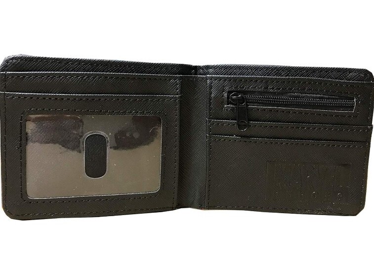 Marvel Comics Men's Bifold Wallet 3 Captain America & 2 Iron Man
