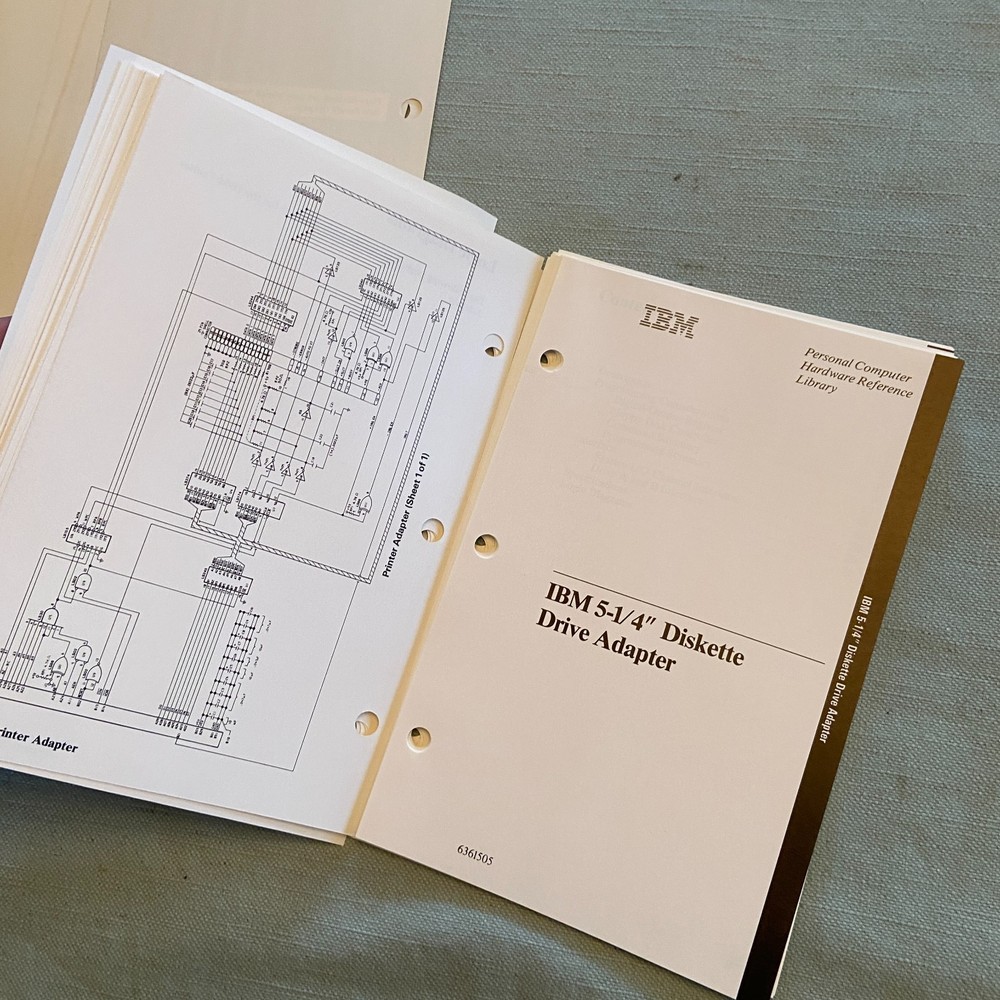 IBM PC Hardware Reference Library Technical Reference Options Adapters Vol 1 & 2