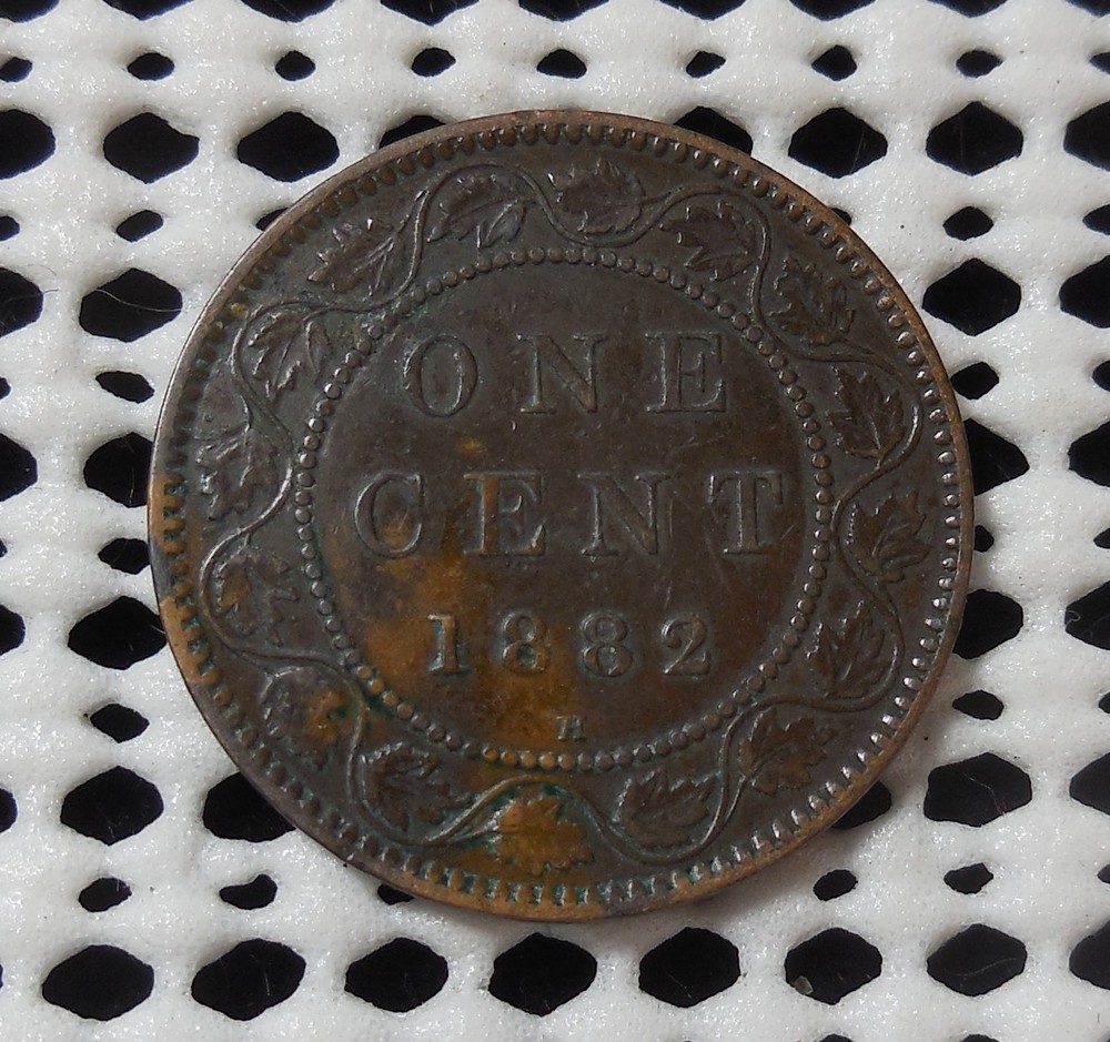 1882 H CANADA LARGE CENT COIN HIGH GRADE