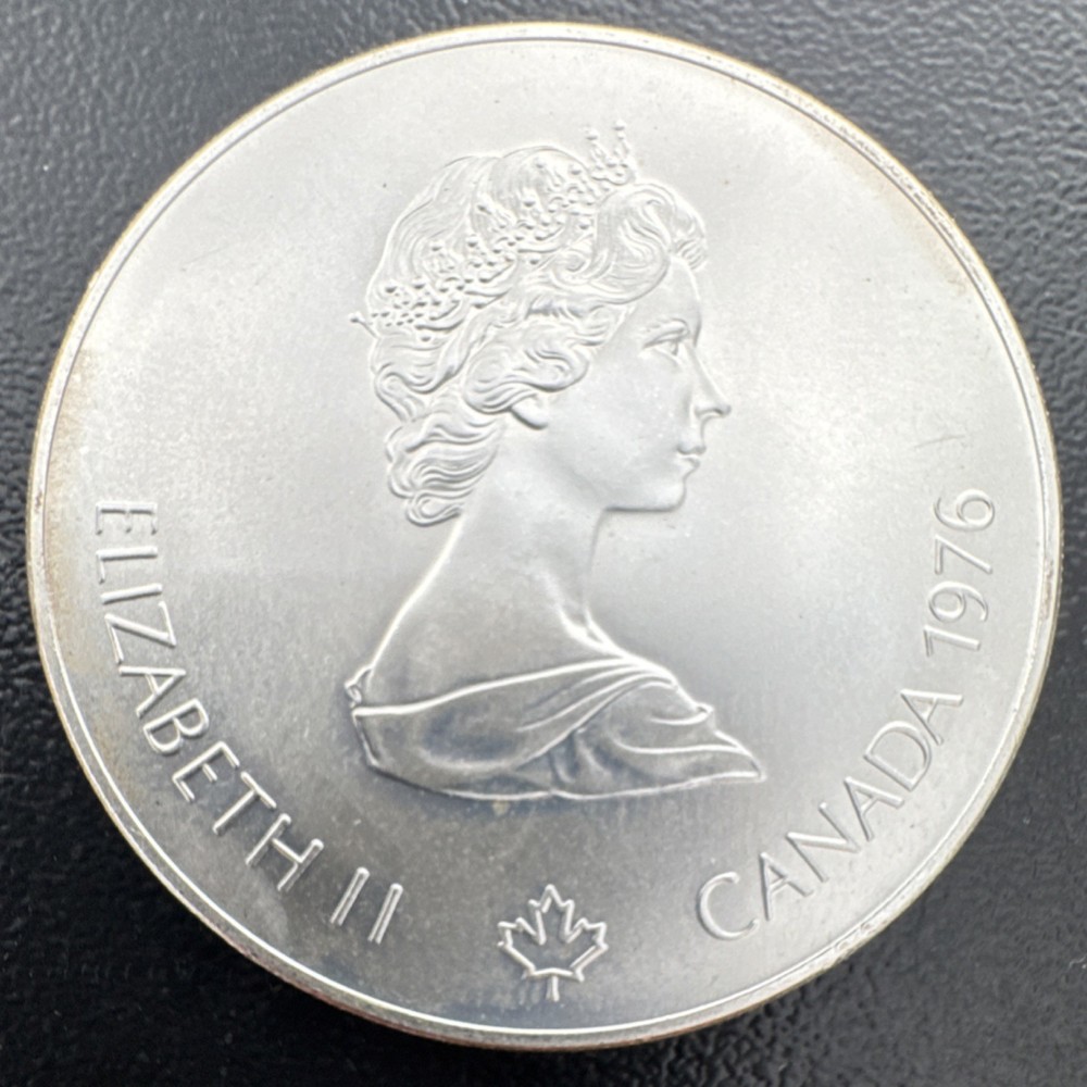 Canada 1976 Montreal Olympics $5 Silver Commemorative Coin Uncirculated