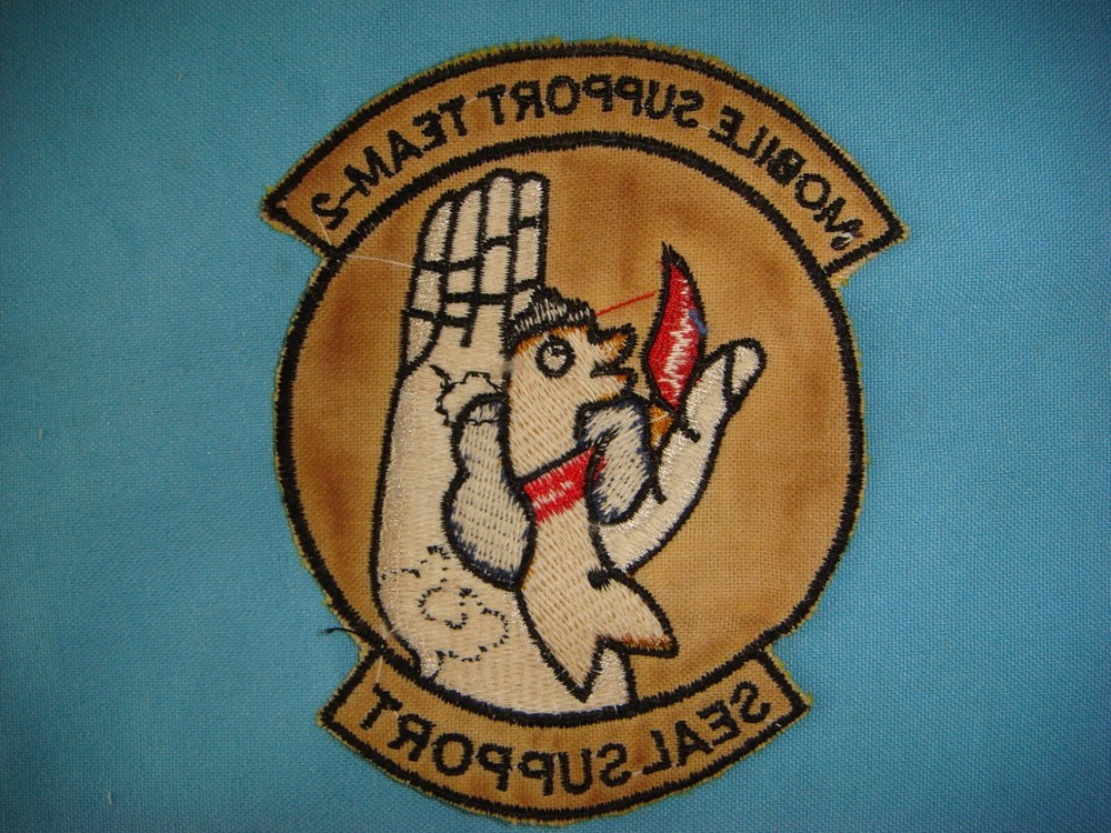 VIETNAM WAR PATCH, US NAVY MOBILE SUPPORT TEAM -2