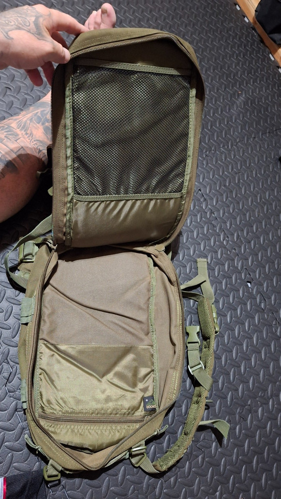OD Green tactical medic backpack, used, great condition, 1 strap needs replacing