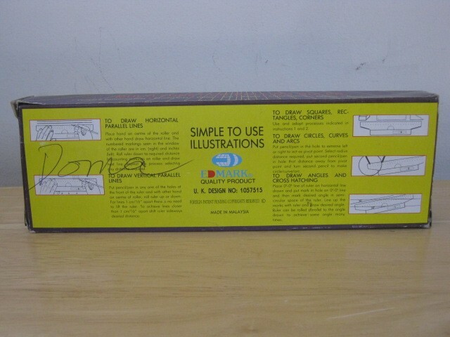 Edmark Rolling Ruler 8" with Instruction Manual