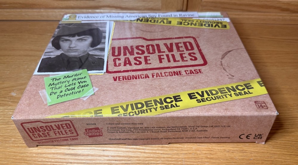 Pressman Unsolved Case Files Murder Mystery Game Veronica Falcone