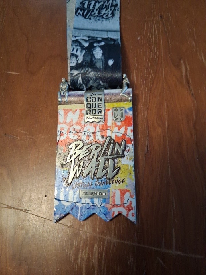 The Conqueror BERLIN WALL Virtual Challenge Running Finisher Medal