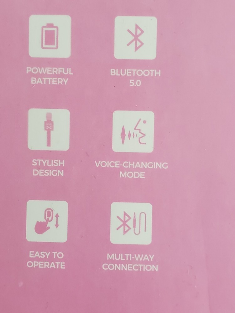 wireless bluetooth handheld karaoke microphone