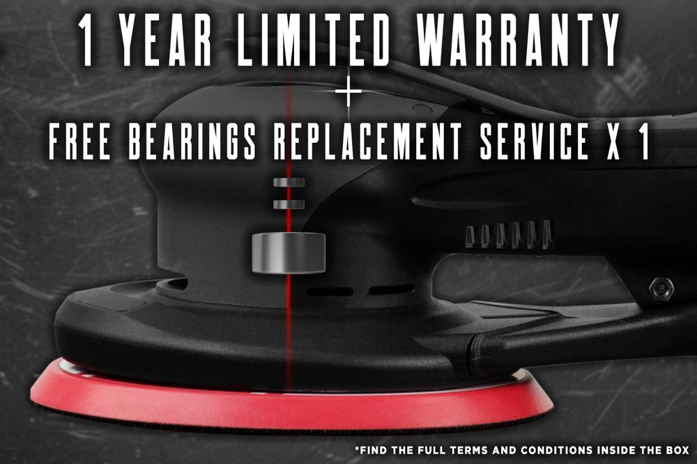 AirVANTAGE 5" Gen2 PLUS Electric ROS Kit - 3/16" Orbit: Hook & Loop