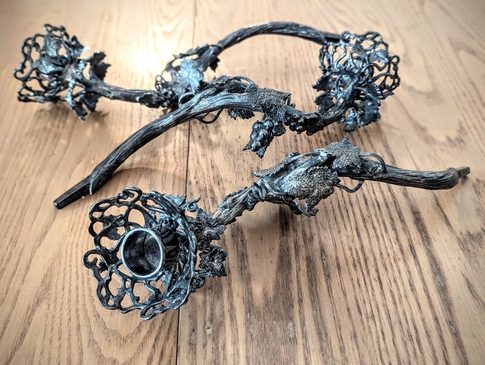 Original Replacement Pieces for 19th Century Silver Plated Candelabra...