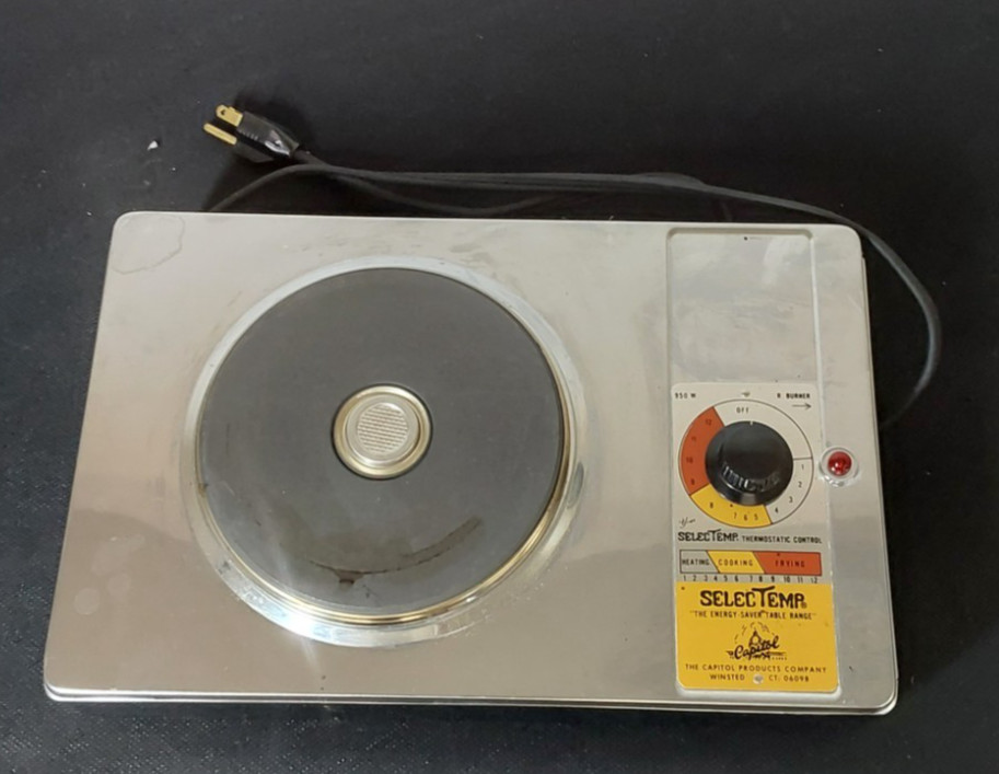 Capitol Commercial Single Burner Hot Plate Selectemp-TESTED & WORKING