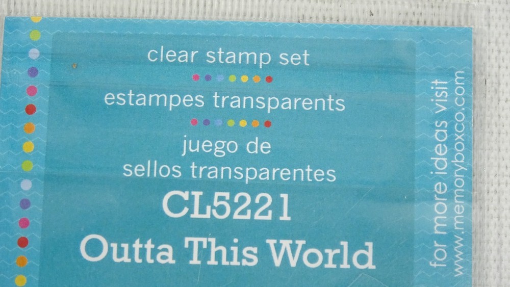 Memory Box Open Studio Clear Stamps Outta This World - CL5521