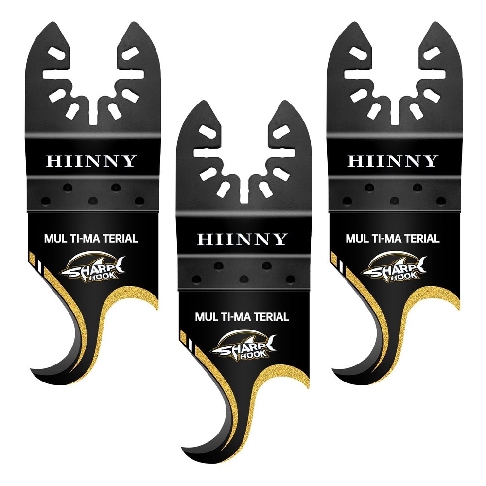 Hook Knife oscillating Tool Blade, 3pcs Multi Tool Blades, Carpet Blades for ...