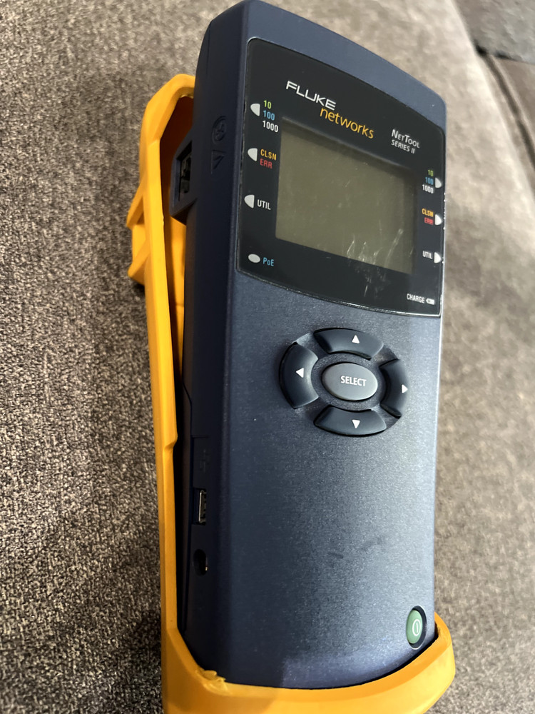 (Excellent Condition) Fluke Networks NetTool Series II Inline Network Tester Kit