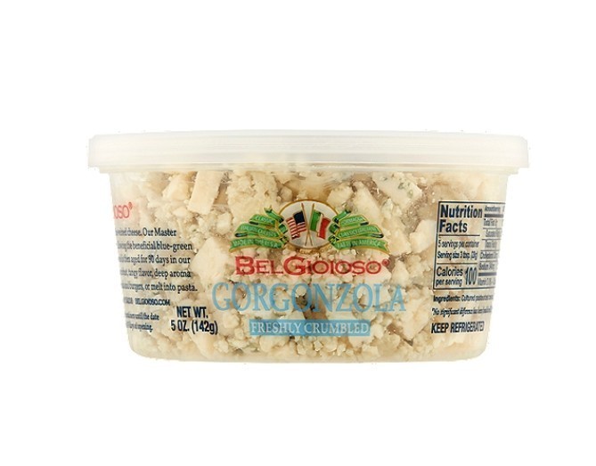 BelGioioso Freshly Crumbled Gorgonzola Cheese, 5 oz (2 Pack)