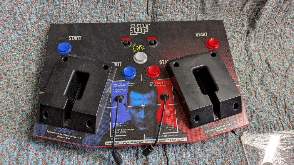 Arcade1Up Terminator 2 Judgement Day Control Deck Only