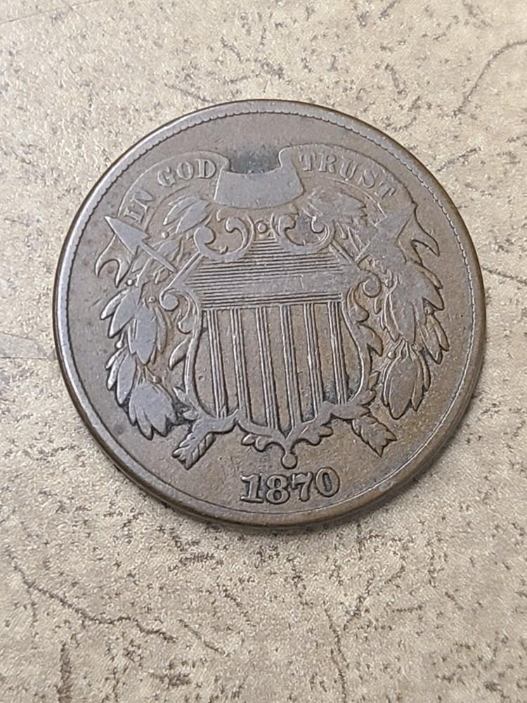 1870 Two (2) Cent Piece
