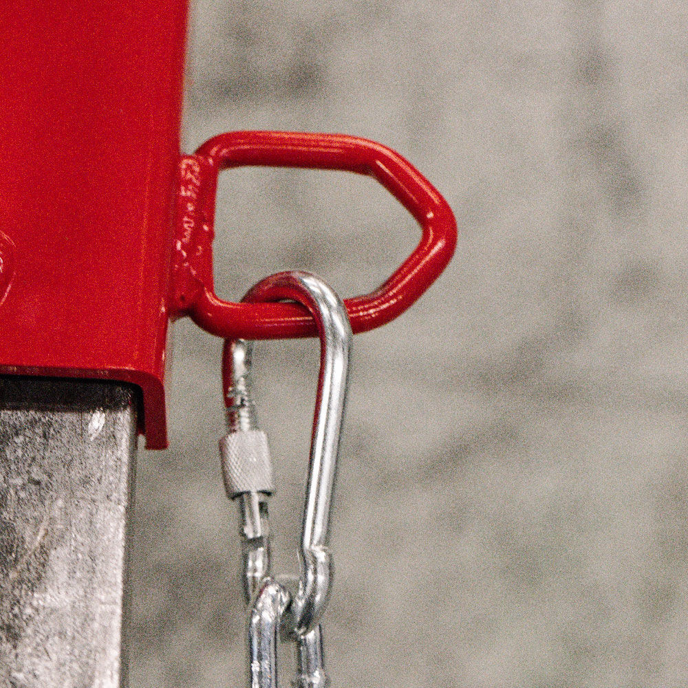 Titan Attachments Clamp On Forklift 2" Hitch Receiver with Chain