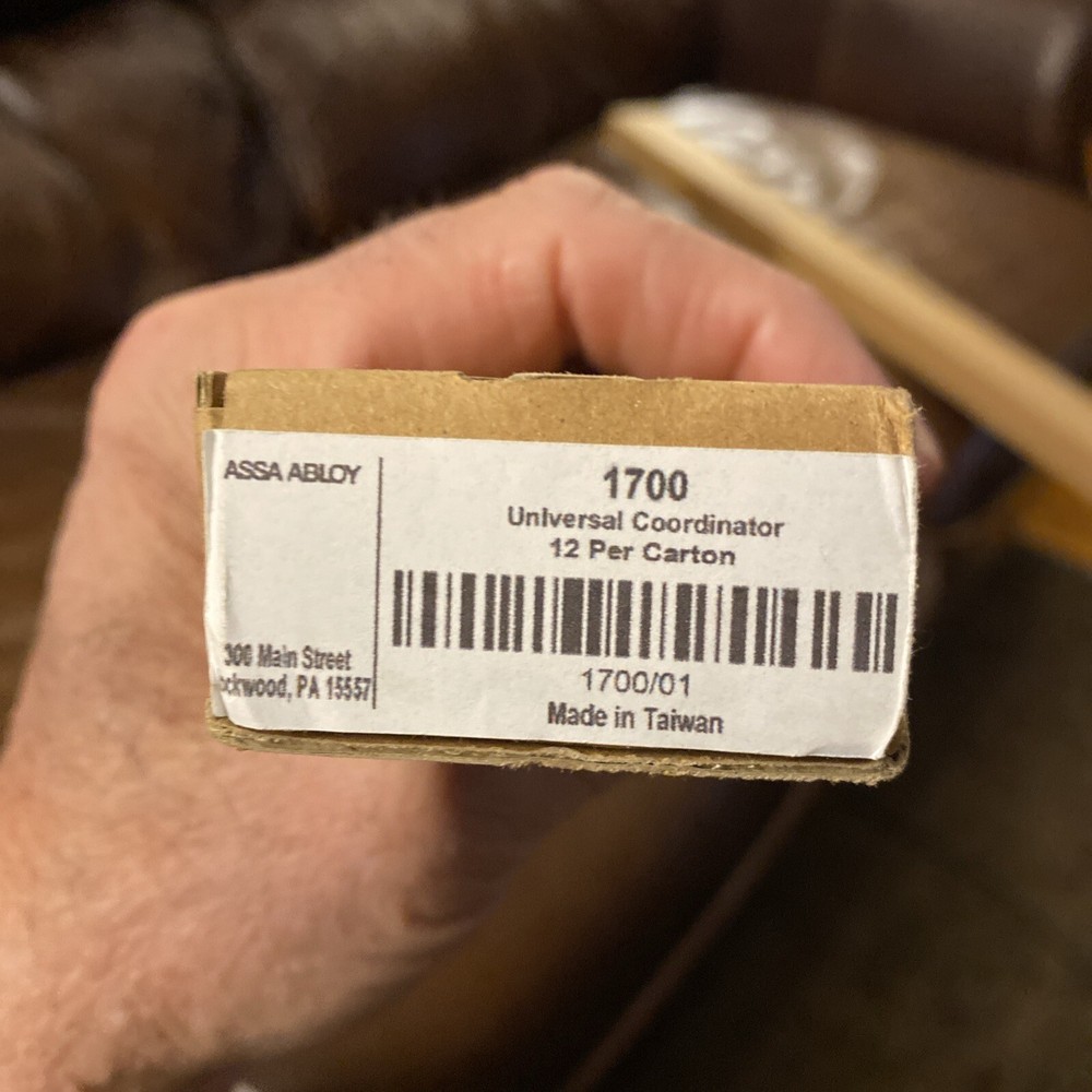 Assa Abloy Rockwood 1700 Universal Coordinator Please Read