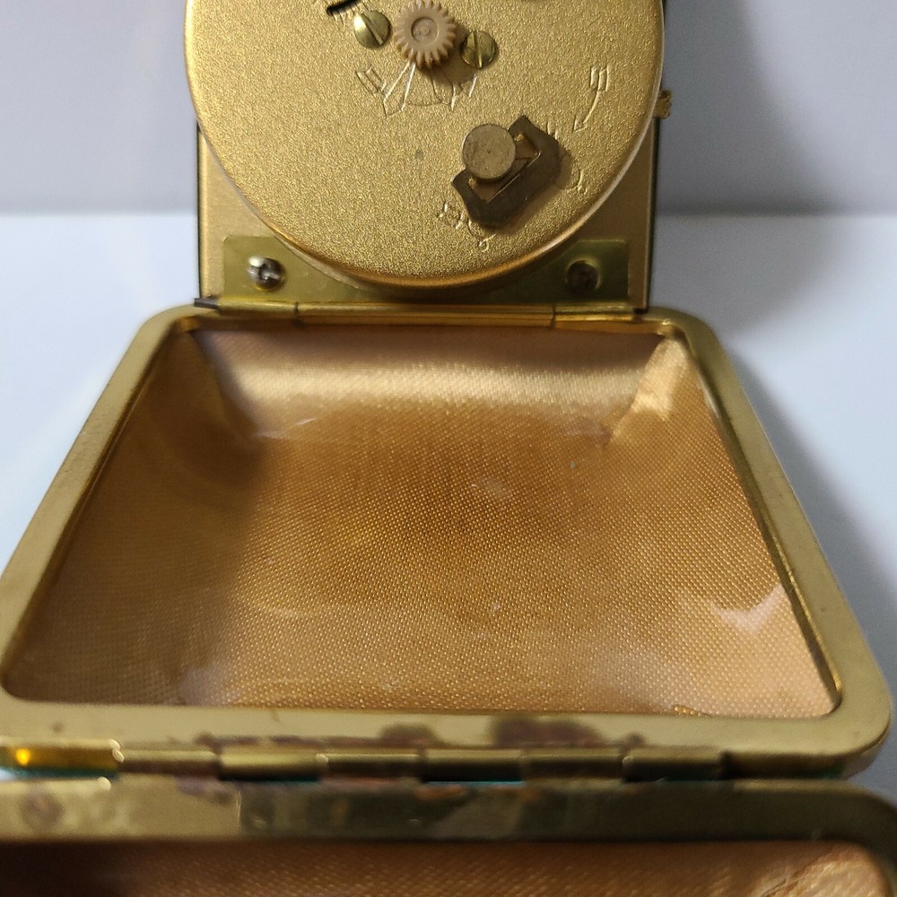 Antique CITTZEN Folding Hand-Rolled Mini Table Clock JAPAN