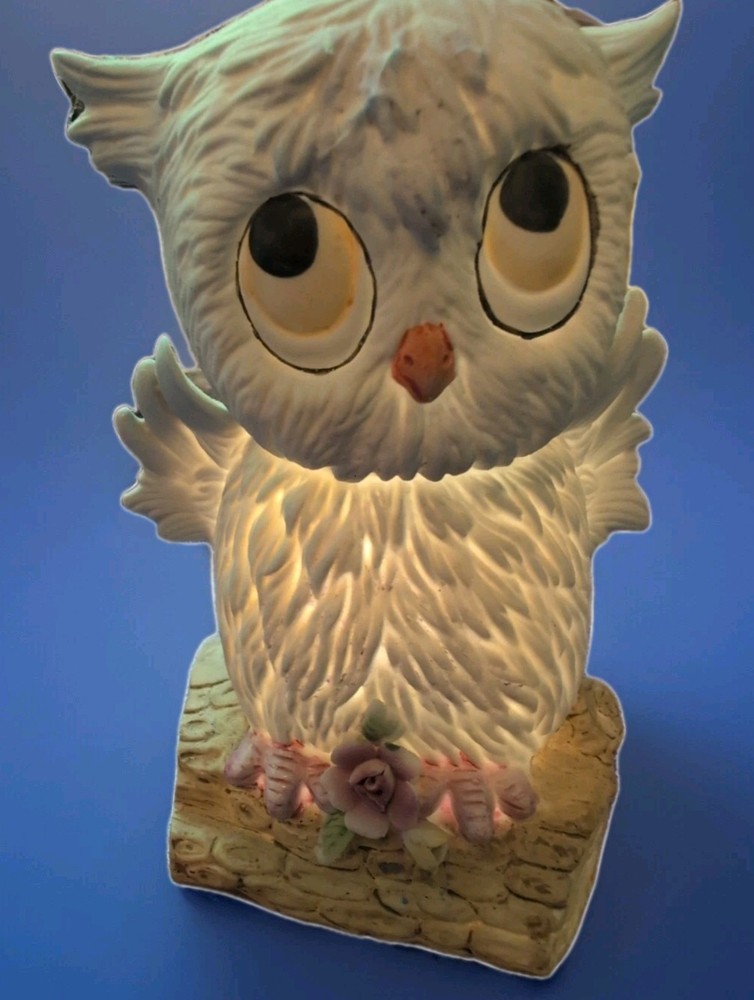 Vintage CUTE Owl Night Light