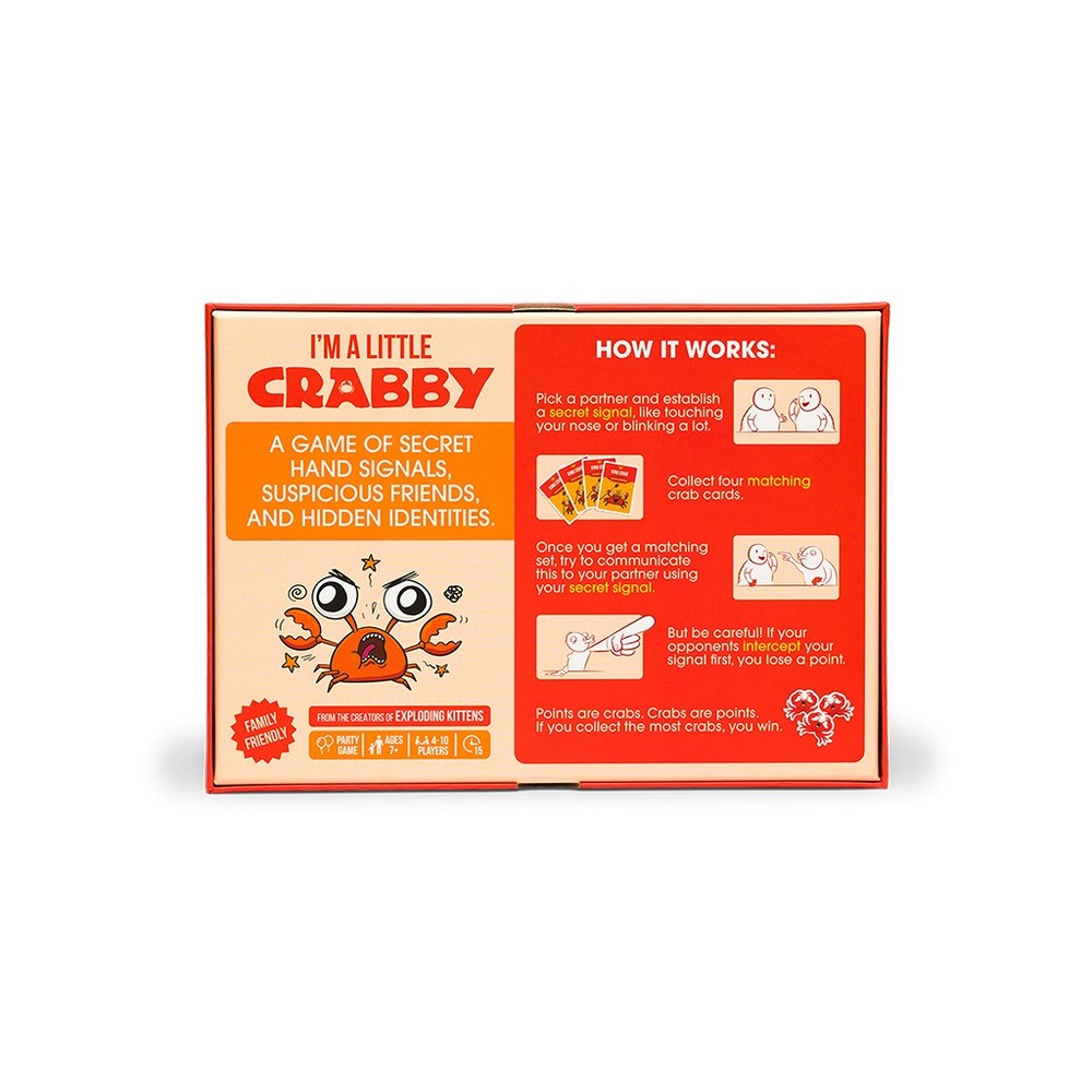 Exploding Kittens: I'm a Little Crabby - Party Card Game