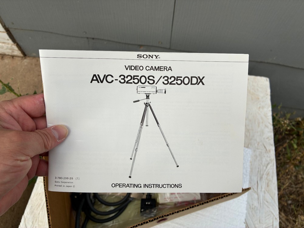 Sony 3250S Video Camera (Vintage)