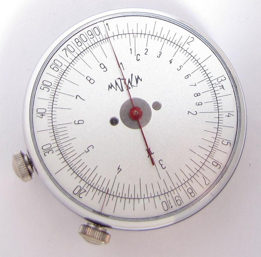☭Vintage Soviet Logarithmic Ruler BOX USSR Mathematical Calculator 100%...