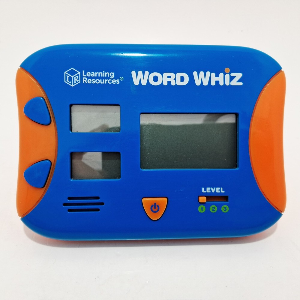 Learning Resources Word Whiz Electronic FlashCard Word Game Handheld Works Great