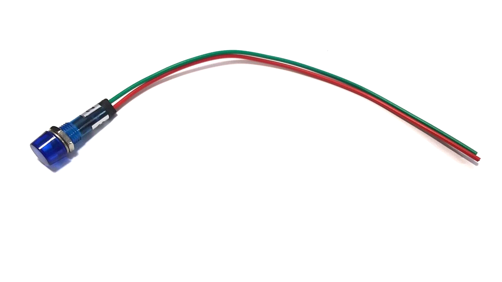 BBT 24 volt Waterproof Blue LED Hi-Profile Indicator Light