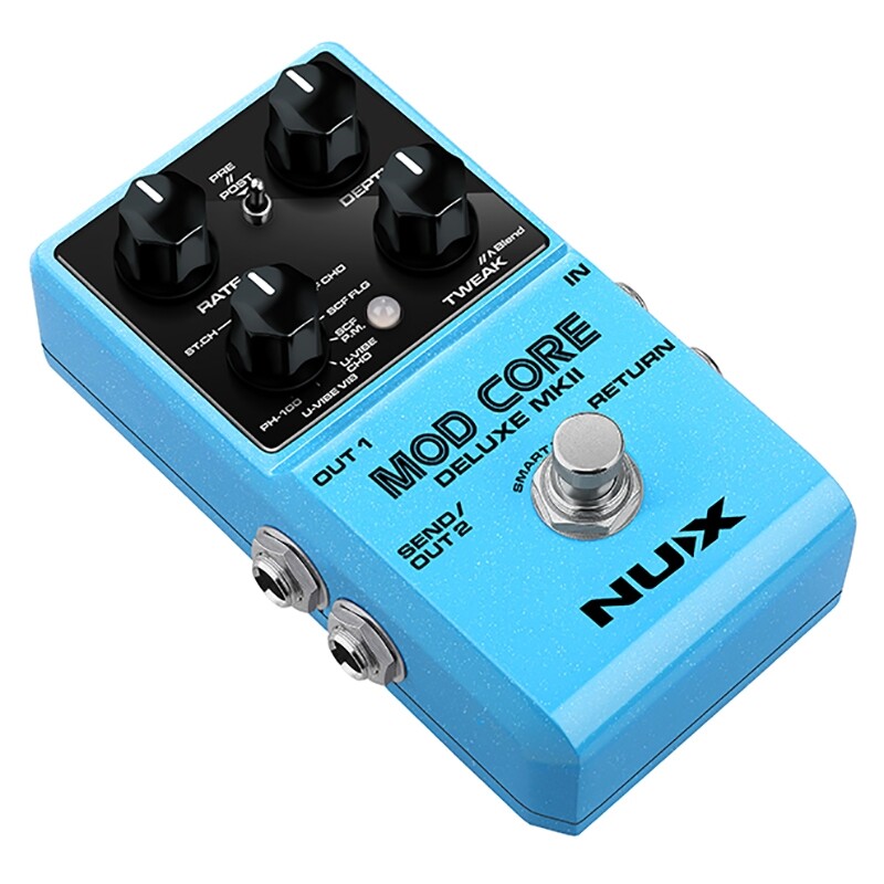NuX Mod Core Deluxe MkII Stereo Guitar Modulation Multi-Effects Pedal