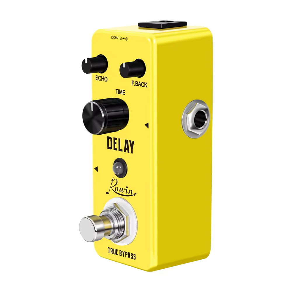 Rowin LEF-314 Delay Guitar Effects Pedal - Compact, True Bypass - Ships from USA