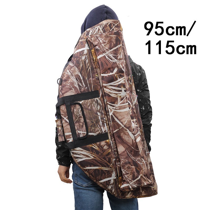 High Quality Camo Compound Bow Bag with Padded Handle Grip and Shoulder Strap