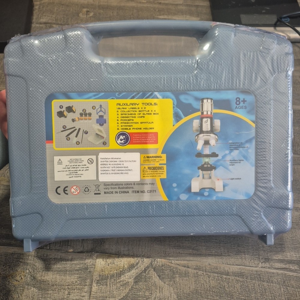 Microscope for Beginners Educational Microscope Metal Series Study Amusement