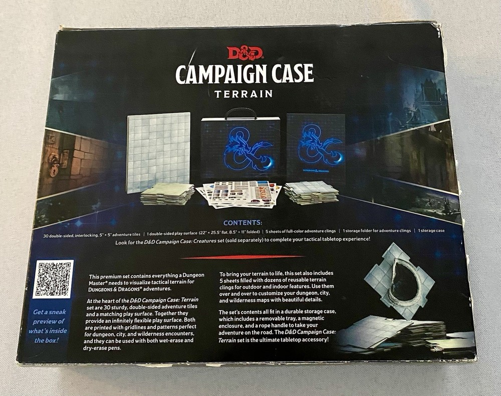 D&D Campaign Case - TERRAIN: Unleash Your Inner Dungeon Master! New SEALED!
