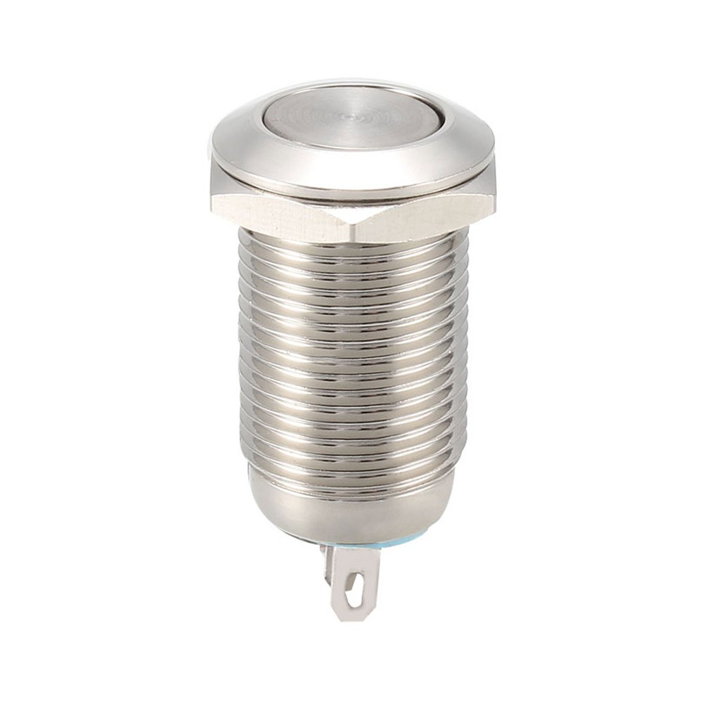 Push Button Switch - DC 30V / 10mm / Silvery / 1 Pcs