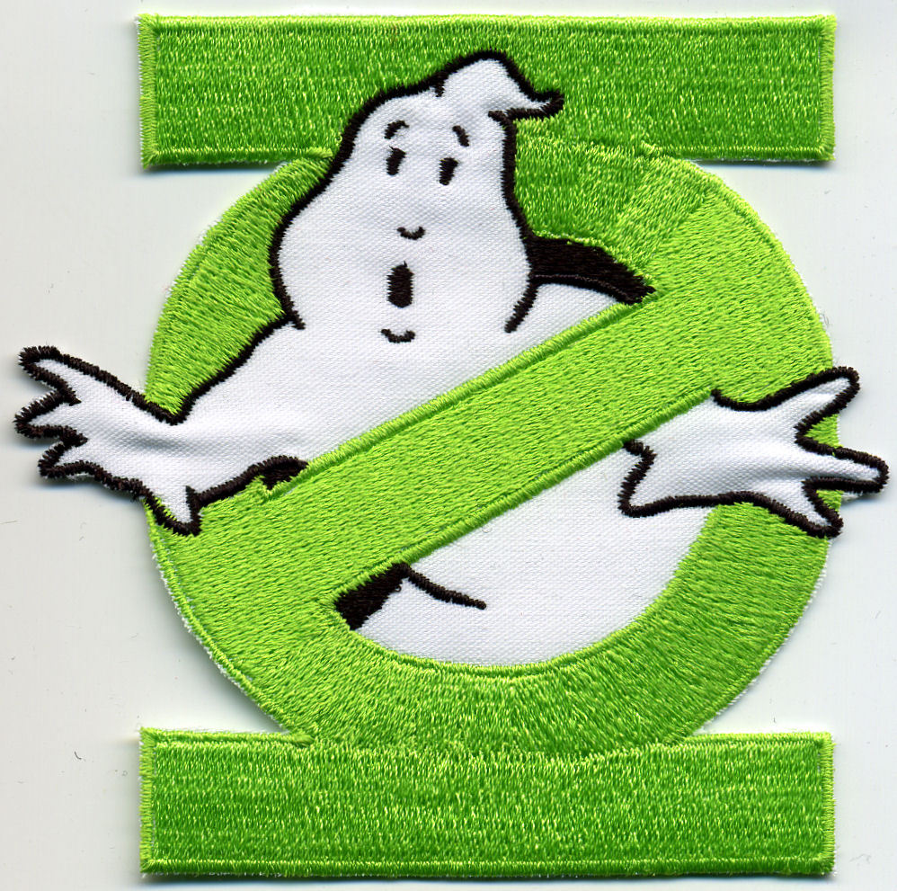 Green Lantern Ghostbusters No Ghost Embroidered Iron-On Patch