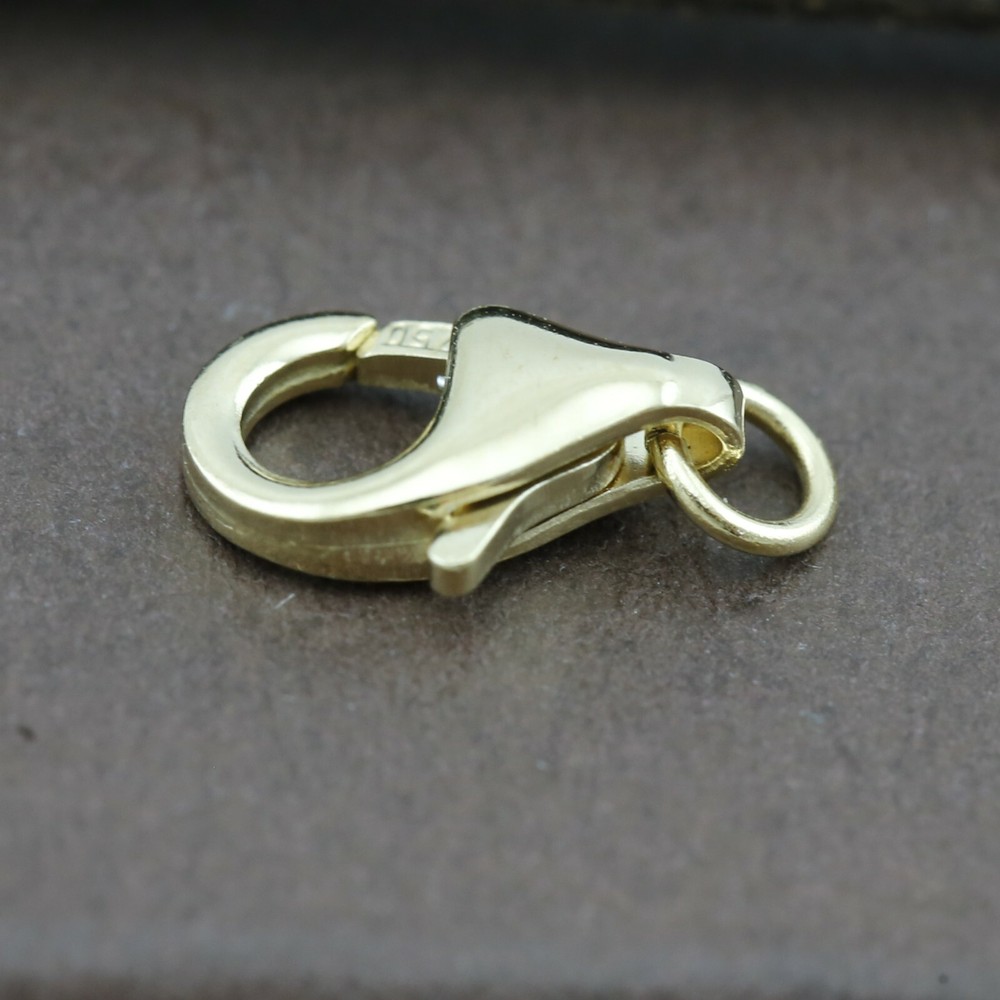 Genuine 18CT Solid YG Lobster Clasp 11mm Italy Made
