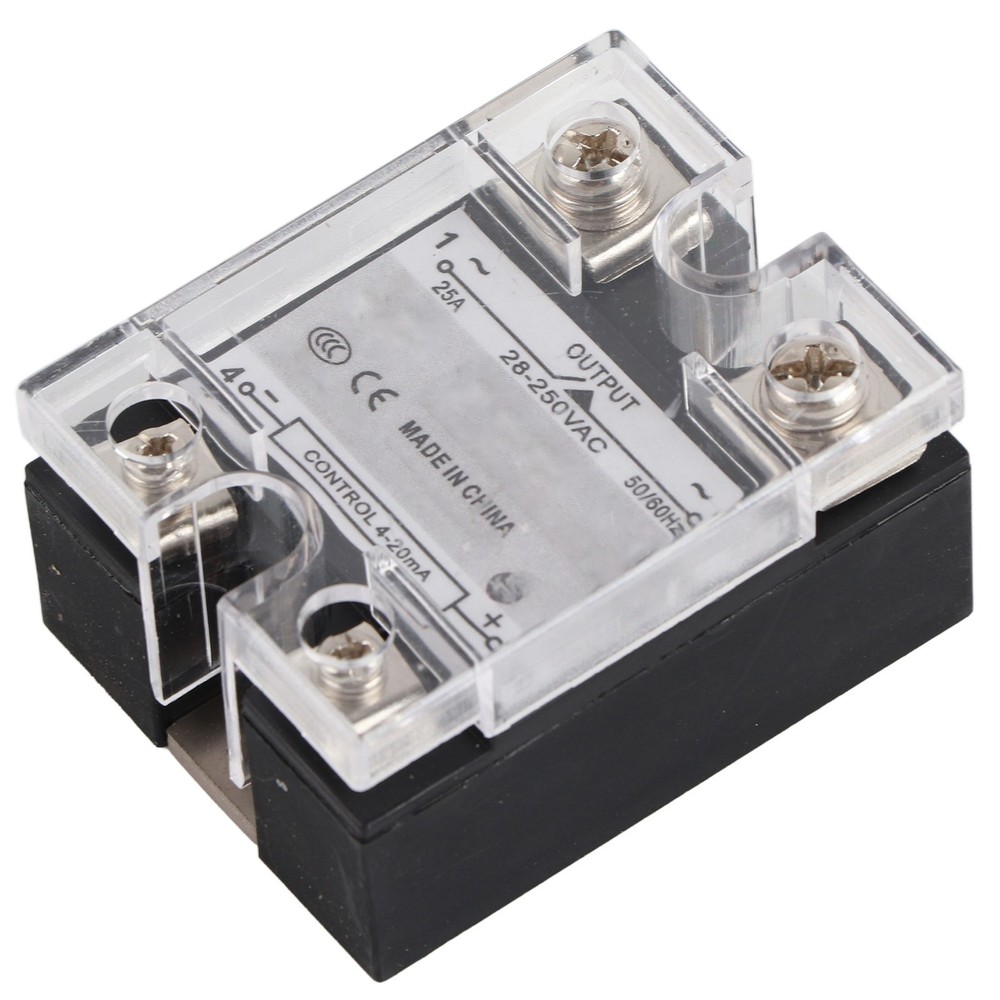 Solid State Relay SSR 4‑20mA Input To 28‑250V AC Output Stepless Regulator