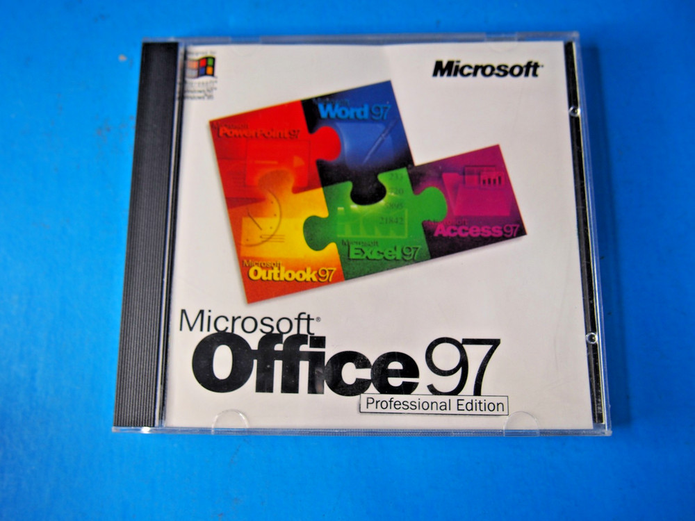 Microsoft Office 97 1997 Standard Edition - With Key