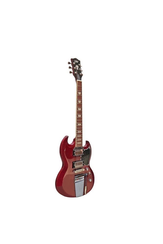 IYV 6 String IVSV-300, Right, Cherry Red Solid-Body Electric