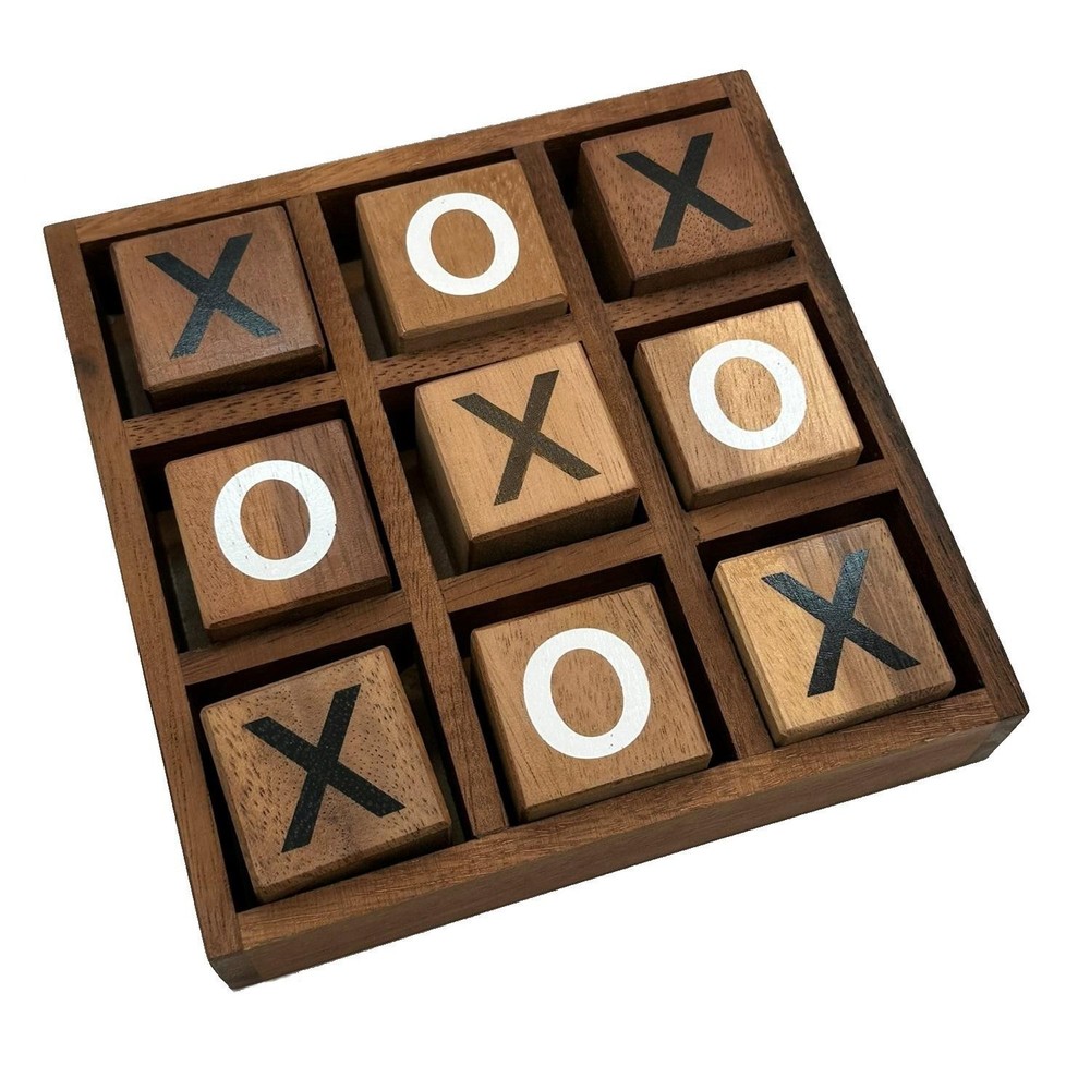 Tic-Tac-Toe - Classic Strategy Wooden Game