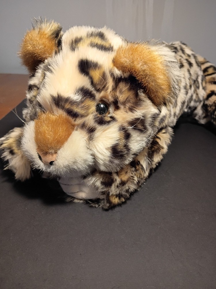 Folkmanis Puppet  Large 18" Leopard Cub Hand Puppet Soft Clean