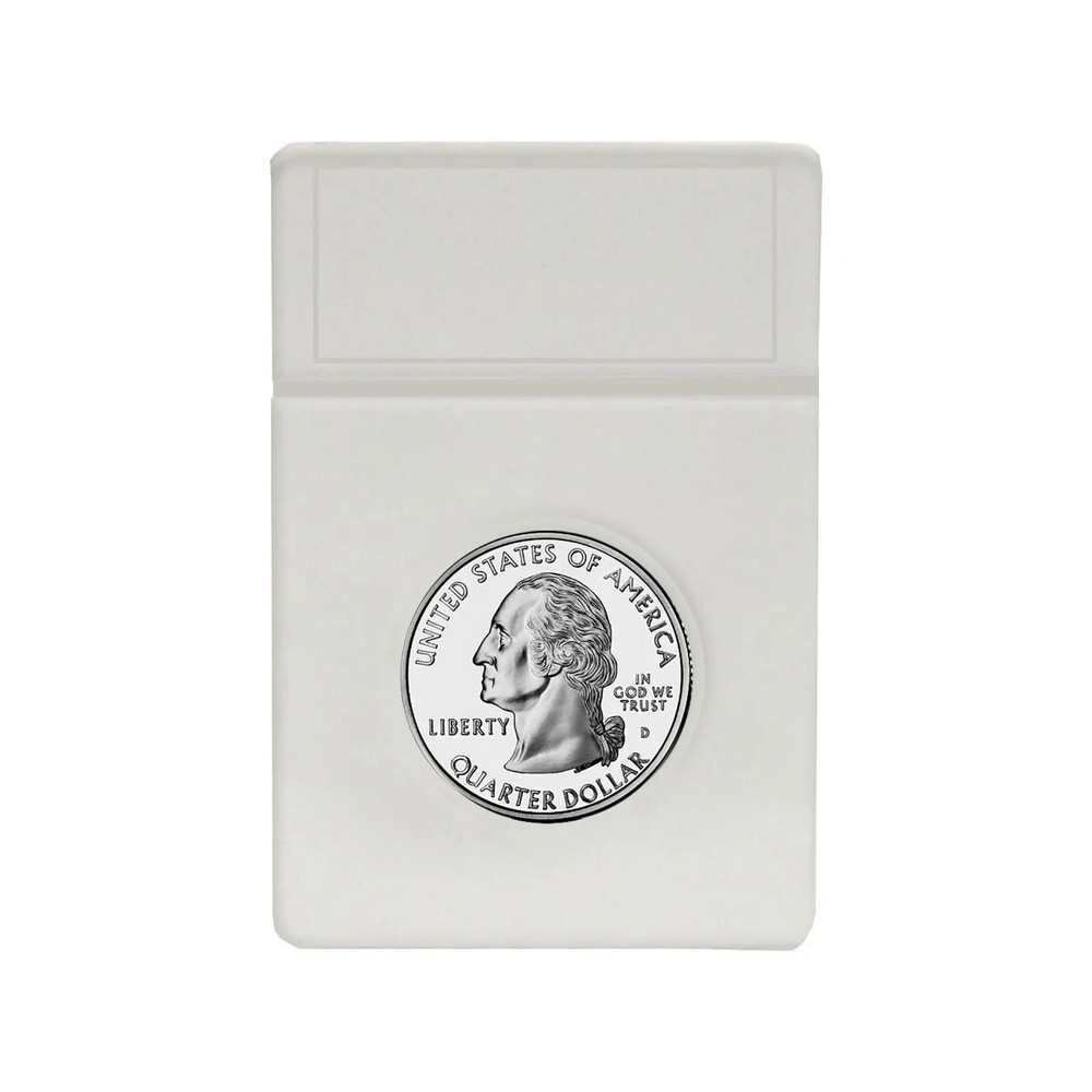 NEW 100pk BCW Quarter Display Slab Insert- White Foam Insert